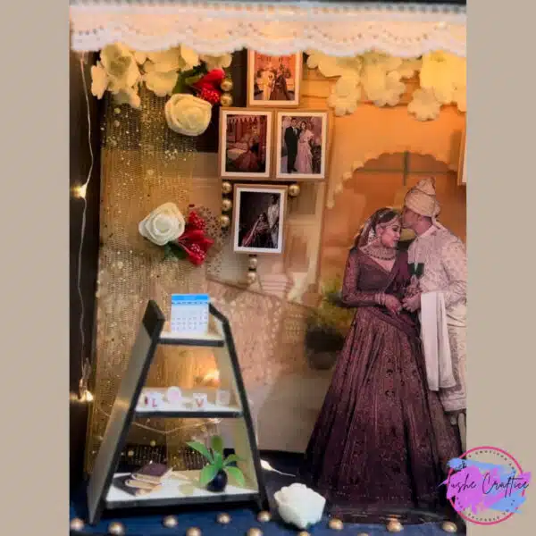 Anniversary Gift Shadow Box – A Memory Frame Made Just for Your Love Story - Image 2
