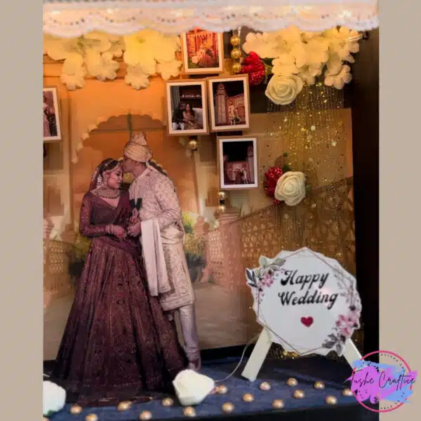 Anniversary Gift Shadow Box – A Memory Frame Made Just for Your Love Story - Image 3