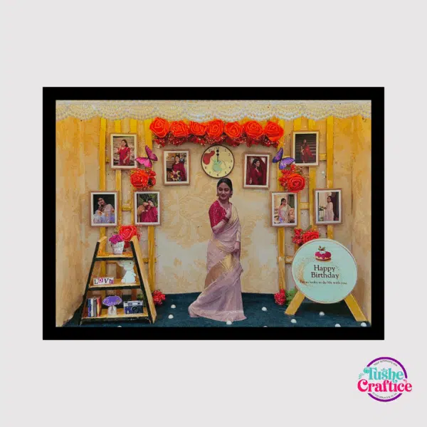 Birthday Shadow Box Gift in Bangladesh – Personalized Wooden Frame