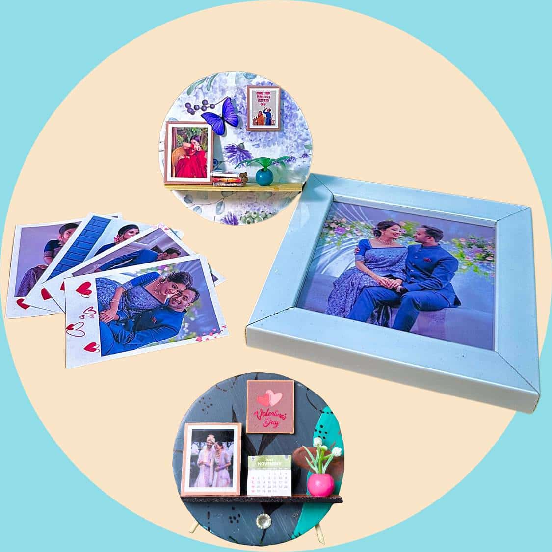 mini crafts frame polaroids