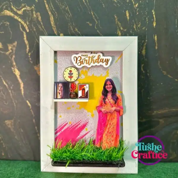 Best Birthday gift for girl -customised photo frame