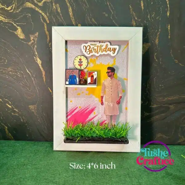 Birthday Frame 3D for gifting in Bangladesh.