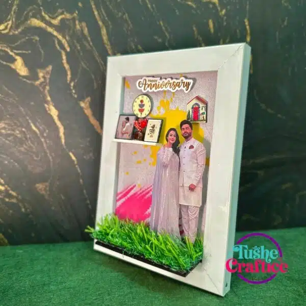 Anniversary gift frame 4*6 inch 3D miniature photo frame