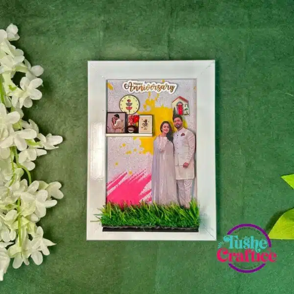 Anniversary gift frame 4*6 inch 3D miniature photo frame