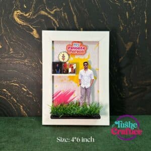 Customized fiber photo frame gift for him – perfect gift for boyfriend or husband