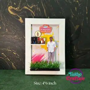 Customized fiber photo frame gift for him – perfect gift for boyfriend or husband