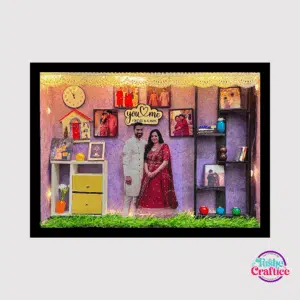 Anniversary & Birthday Shadow Box gift tushe craftice
