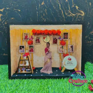 Birthday Shadow Box Gift in Bangladesh – Personalized Wooden Frame