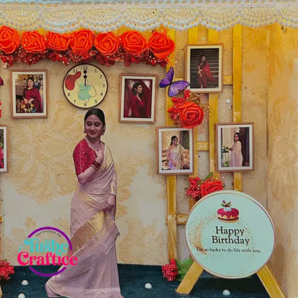 Birthday Shadow Box Gift in Bangladesh – Personalized Wooden Frame