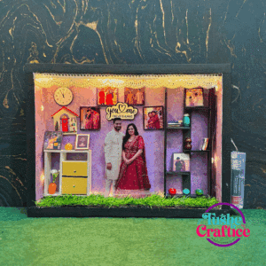 Anniversary & Birthday Shadow Box gift tushe craftice
