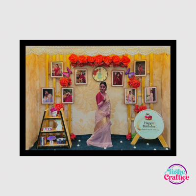 Birthday Shadow Box Gift in Bangladesh – Personalized Wooden Frame