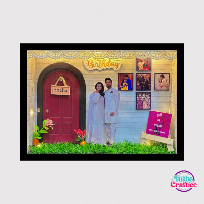 Beautiful Birthday gift Miniature Frame made by tushe craftice