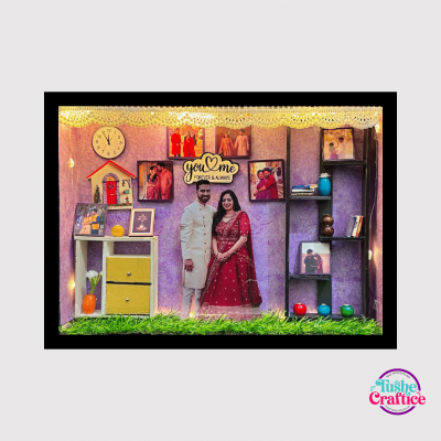 Anniversary & Birthday Shadow Box gift tushe craftice